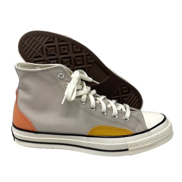 Converse Ctas 70 High Shoes Men’s Size Gray Multi Canvas Skate Sneakers A05122C - Picture 6 of 8